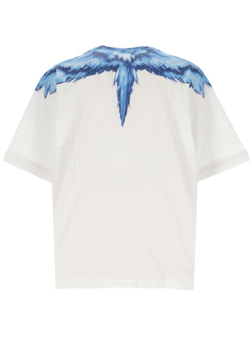 white/blue t-shirt MARCELO BURLON | CMAA054S24JER0020145